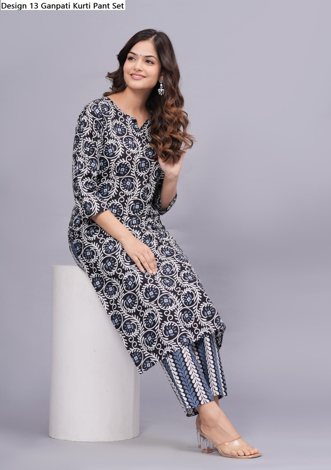 Cotton Ladies Designer Kurti Pant Set, Machine Wash, Size: M-xxl at Rs  450/piece in Jaipur